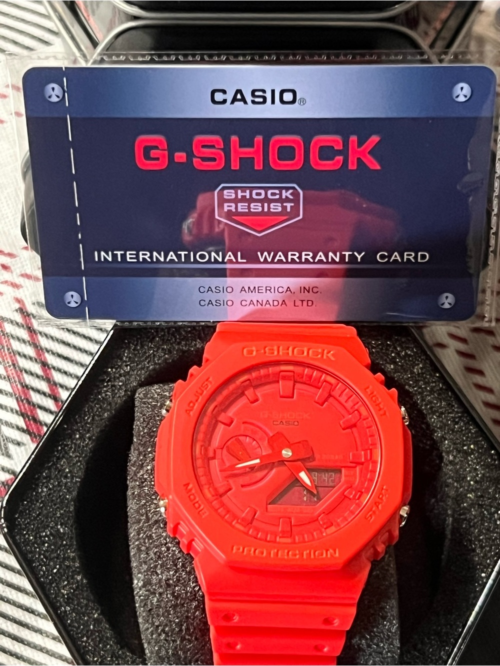 Casio G-Shock Red Resin Sport Watch